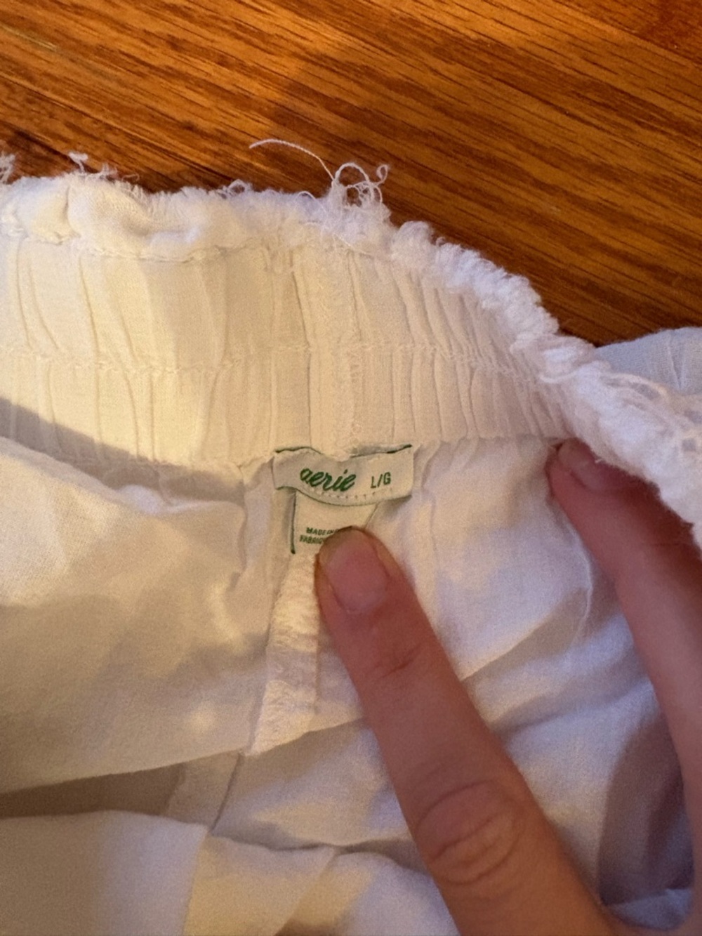 aerie White Tiered Lace-Trim Mini Skirt - Picture 2 of 3